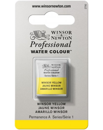 W&N Professional Water Colour - Winsor Yellow 1/2 napje