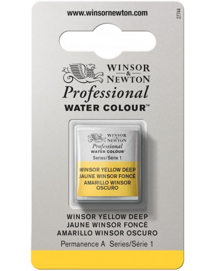 W&N Professional Water Colour - Winsor Yellow Deep 1/2 napje