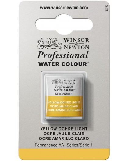 W&N Professional Water Colour - Yellow Ochre Light 1/2 napje