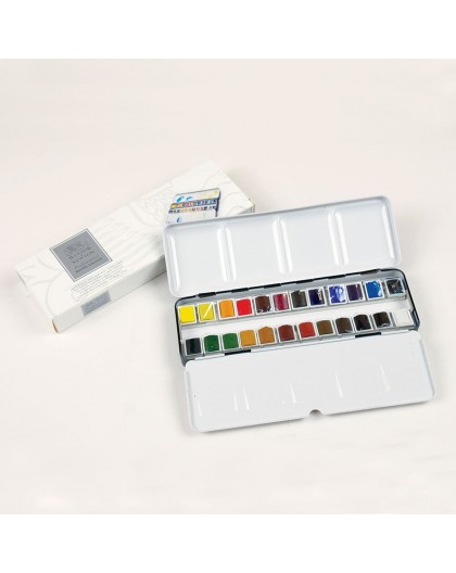 W&N 24 halve napjes - Professional Water Colour Lightweight Box