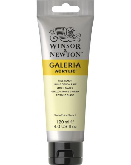 W&N Galeria Acrylic - Pale Lemon tube 120ml