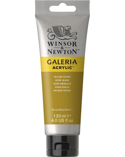 W&N Galeria Acrylic - Yellow Ochre tube 120ml