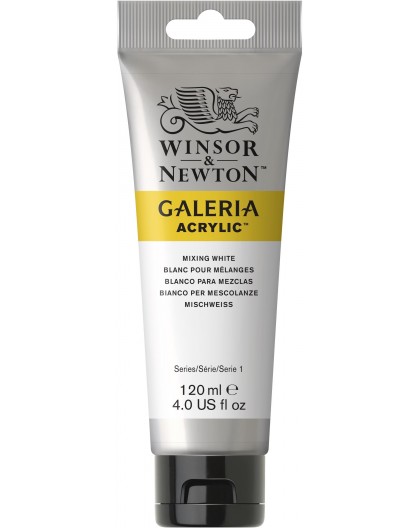 W&N Galeria Acrylic - Mixing White tube 120ml