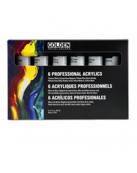 Golden Professional Heavy Body Acrylic - set 6x59ml