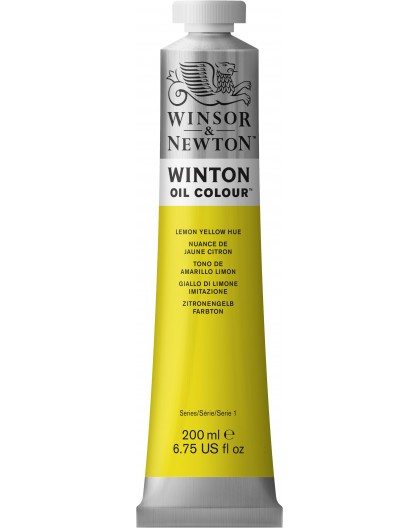 W&N Winton Oil Colour - Lemon Yellow Hue tube 200ml