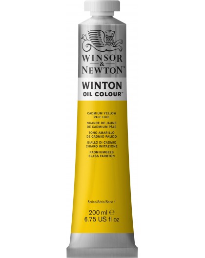W&N Winton Oil Colour - Cadmium Yellow Pale Hue tube 200ml