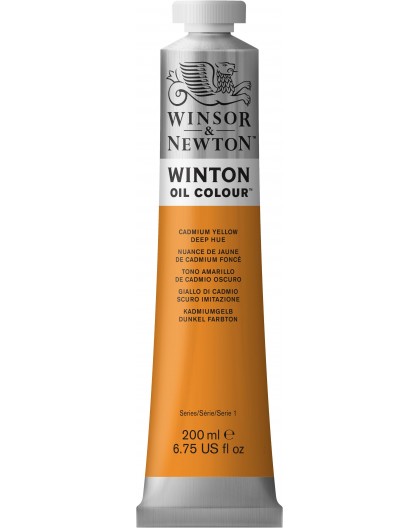 W&N Winton Oil Colour - Cadmium Yellow Deep Hue tube 200ml
