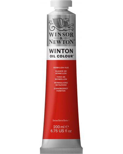 W&N Winton Oil Colour - Vermilion Hue tube 200ml