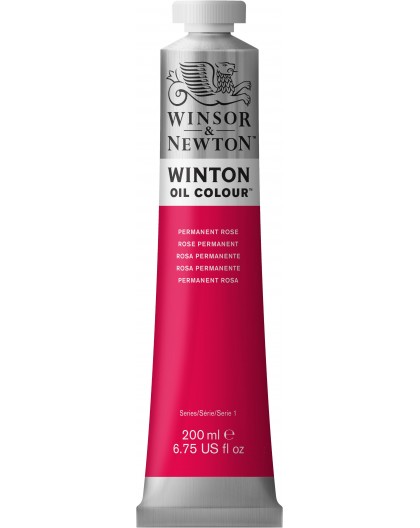 W&N Winton Oil Colour - Permanent Rose tube 200ml