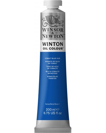 W&N Winton Oil Colour - Cobalt Blue Hue tube 200ml