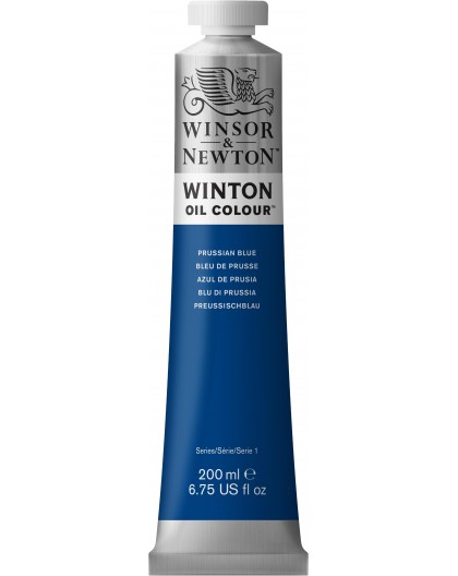 W&N Winton Oil Colour - Prussian Blue tube 200ml