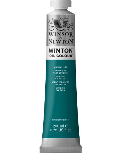 W&N Winton Oil Colour - Viridian Hue tube 200ml