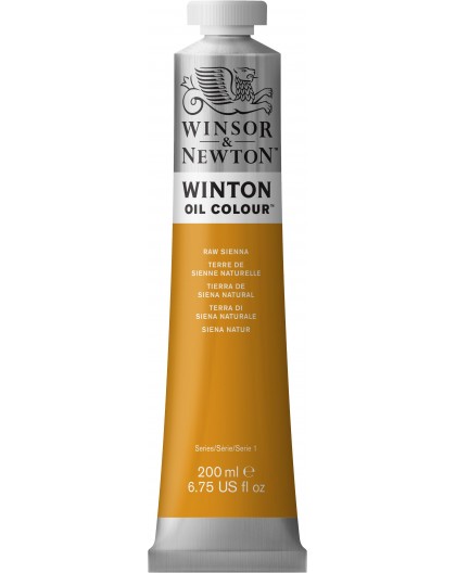 W&N Winton Oil Colour - Raw Sienna tube 200ml