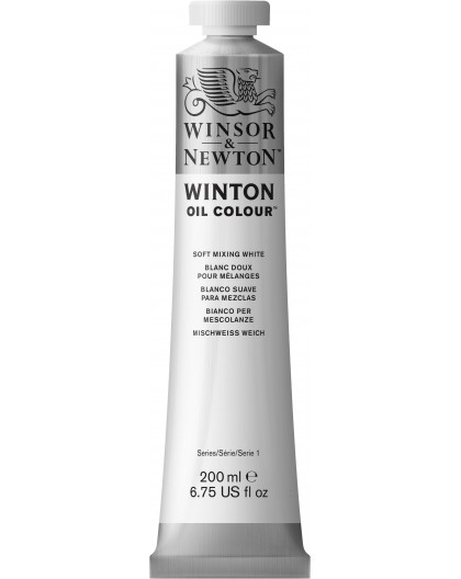 W&N Winton Oil Colour - Soft Mixing White tube 200ml