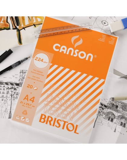 Canson Bristol - blok tekenpapier