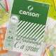 Canson C à Grain 125gr/m² - blok tekenpapier