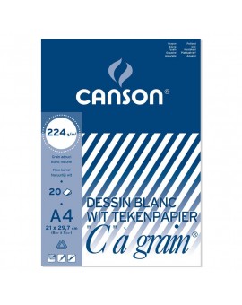 Canson C à Grain 224gr - blok tekenpapier