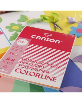 Canson Colorline - blok gekleurd tekenpapier