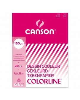 Canson Colorline - blok gekleurd tekenpapier