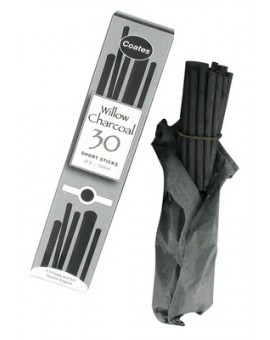 Coates houtskool 30 Assorted Short Sticks