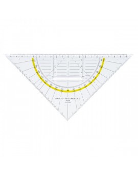Aristo geodriehoek in Plexiglas® met handvat (22,5 cm)