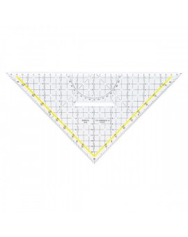 Aristo geodriehoek in Plexiglas® met handvat (22,5 cm)