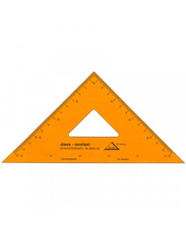 Standardgraph tekendriehoek 45°/45°