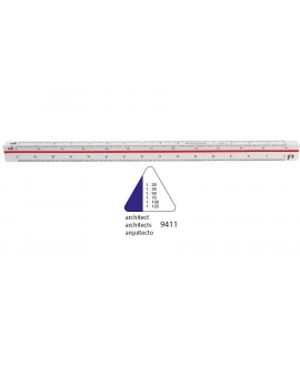 Standardgraph driehoekige schaallat 30cm