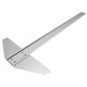 Italgraf aluminium T-lat met vaste kop - 60 cm
