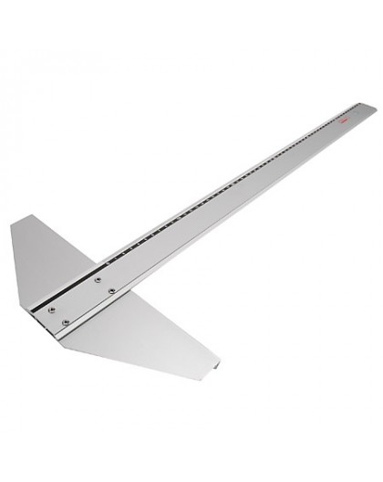 Italgraf aluminium T-lat met vaste kop - 60 cm