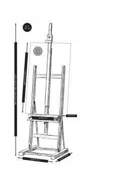 Mabef M07 - Medium Schildersezel in geolied beukenhout