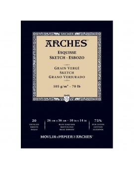 Arches Esquisse - blok schetspapier Grain Vergé - 23x31cm