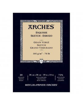 Arches Esquisse - blok schetspapier Grain Vergé - 23x31cm
