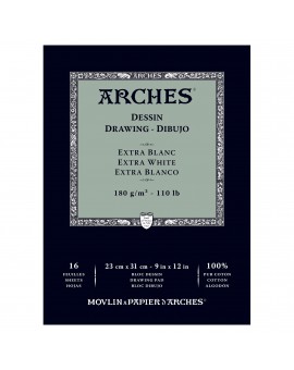 Arches Dessin - blok tekenpapier extra wit