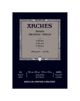 Arches Dessin - blok tekenpapier crème - 23x31cm