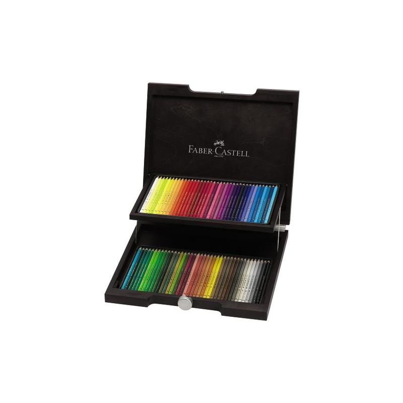 Faber Castell Polychromos in houten koffer