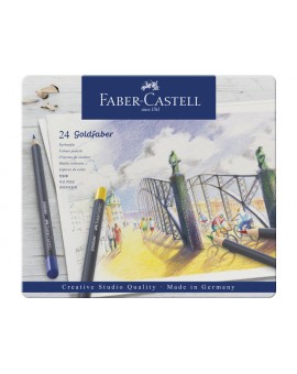 Faber-Castell - Goldfaber in metalen etui 12 stuks