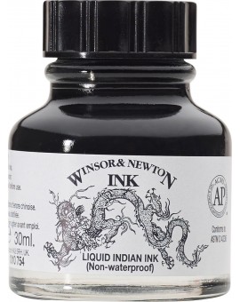 W&N Liquid Indian Ink (non waterproof) 30ml