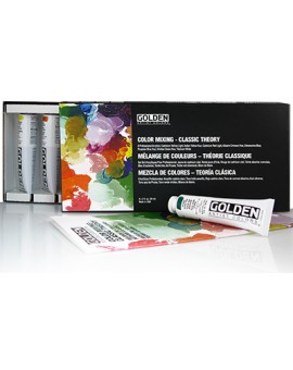Golden Color Mixing Classic Theory - Professional Heavy Body Acrylic