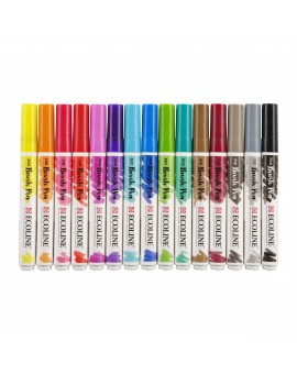 Ecoline Brush Pen set 15 waterverf markers