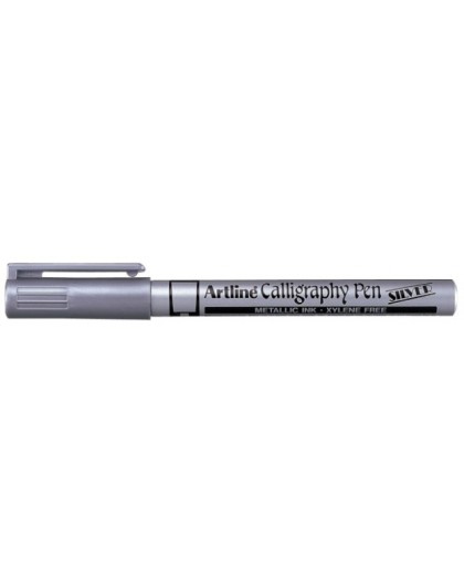 Artline Calligraphy Pen 2.5mm - zilver