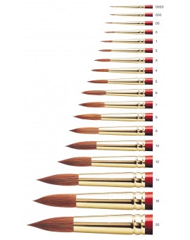 Sceptre Gold II S101 nr 8 rond penseel met korte steel