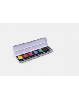 Finetec Premium High Chroma, aquarelverf set van 6 kleuren
