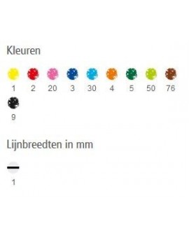 Staedtler Triplus Color - set 10 viltstiften