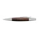 balpen Faber-Castell e-motion Chroom/donkerbruin perenhout B