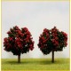 ER Decor Vruchtbomen in bloei - 7cm - rood