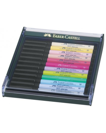 Faber-Castell Pitt Artist Brushpen - set pastelkleuren