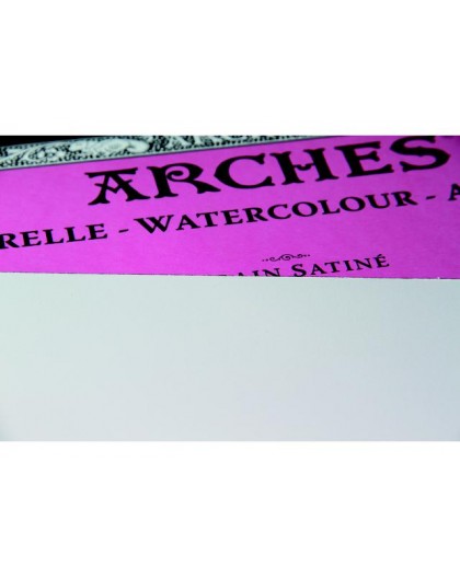 Arches aquarelblok Grain Satiné / hot pressed - 4 zijdig gelijmd