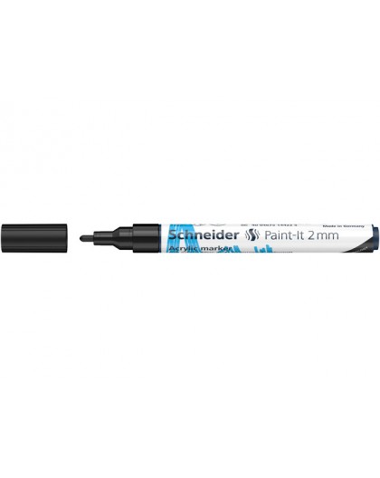 Schneider Acryl Marker Paint-it 2mm - zwart