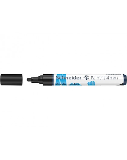 Schneider Acryl Marker Paint-it 4mm - zwart